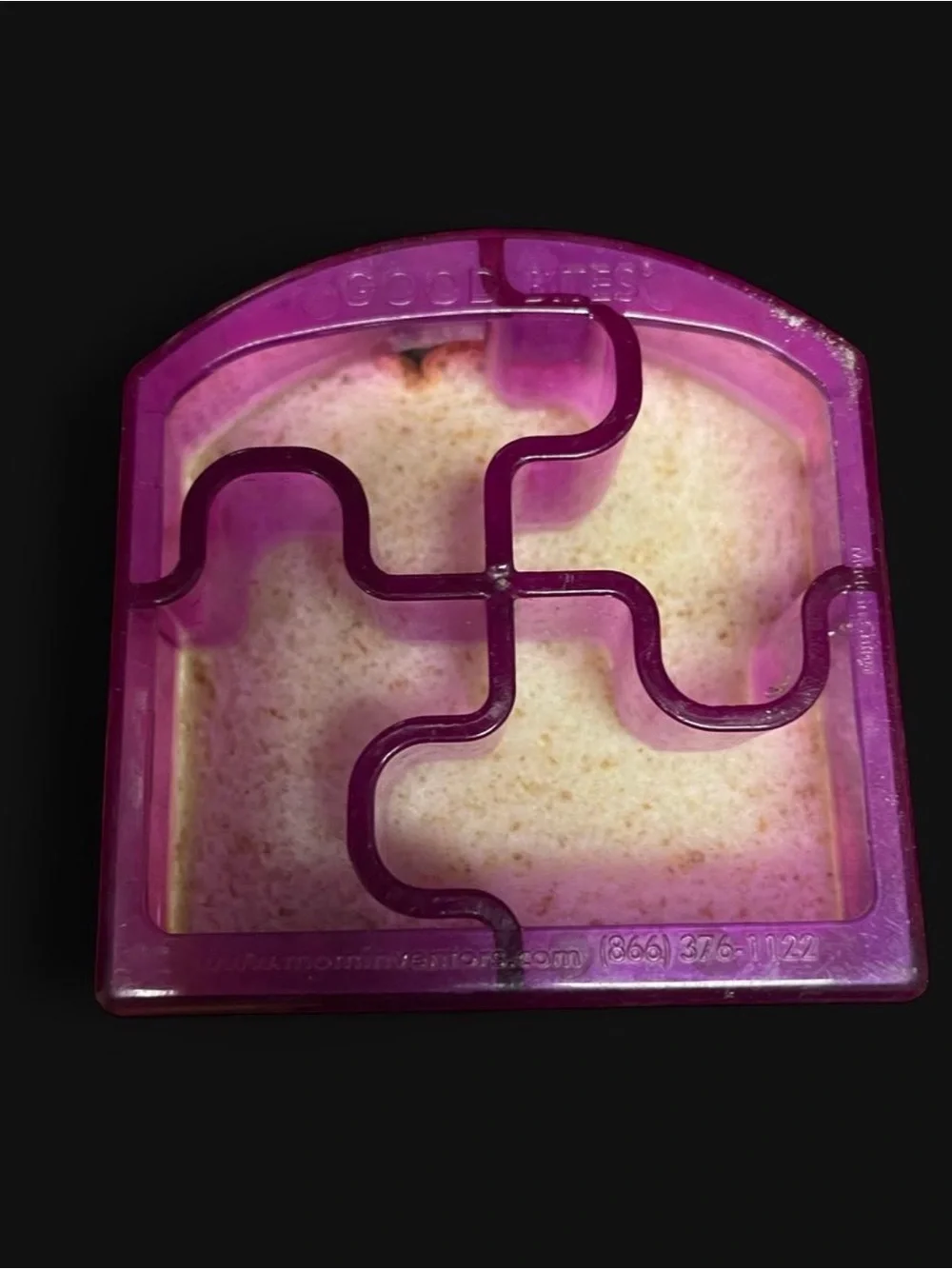 Kids Sandwich, Food, Cookie Cutter Set - Yellow Star, Purple Puzzle, Red Car